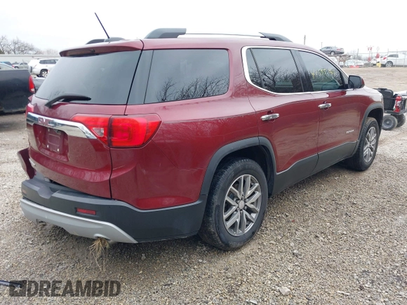 2017 GMC Acadia SLE with VIN 1GKKNLLS5HZ201445, listed as a IAAI auction lot 41555061 with 133,196 mi miles. Bid and sale history available at carsss.com. Image 4.