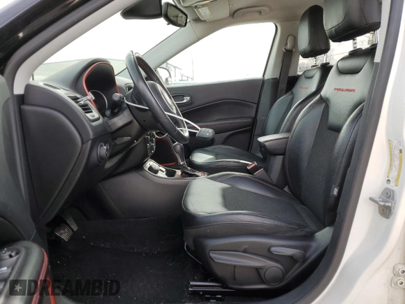 2018 Jeep Compass Trailhawk with VIN 3C4NJDDB9JT451440, listed as a Copart auction lot 47638765 with 115,683 mi miles and Salvage Title. Bid and sale history available at carsss.com. Image 7.