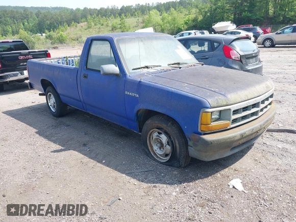 1993 Dodge Dakota S with VIN 1B7GL26X1PS140546, listed as a IAAI auction lot 42142391 with 171,634 mi miles and . Bid and sale history available at DreamBid. Image 1.