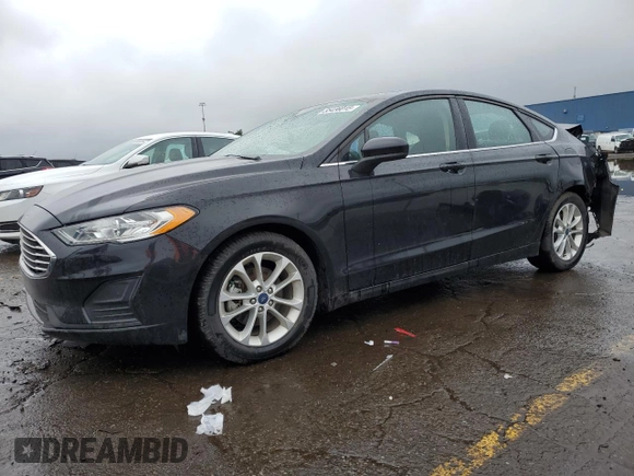 2020 Ford Fusion SE with VIN 3FA6P0HD7LR253405, listed as a Copart auction lot 55436015 with 50,839 mi miles and Non repairable. Bid and sale history available at DreamBid. Image 1.