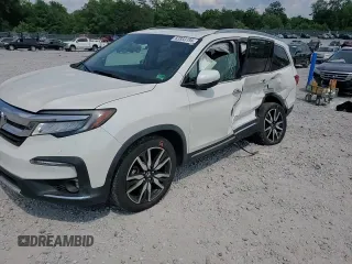 2019 Honda Pilot Touring 8-Passenger with VIN 5FNYF6H96KB067035, listed as a Copart auction lot 63933195 with 46,514 mi miles and Salvage title. Bid and sale history available at DreamBid. Image 14.