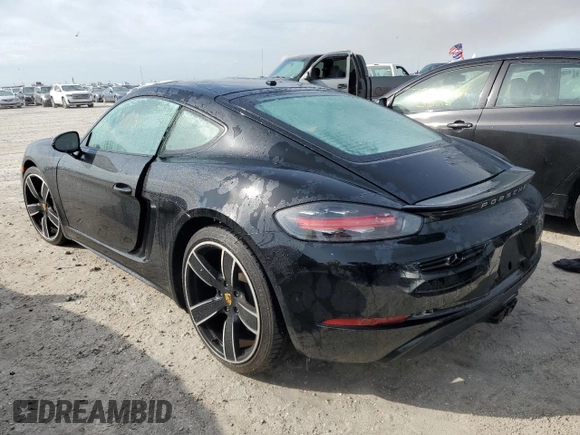 2018 Porsche 718 Cayman z VIN WP0AA2A88JK261609, wystawiony jako Copart lot #77961894 z przebiegiem Nie podano mil oraz Nie do naprawy • Non repairable. Historia ofert i sprzedaży dostępna na DreamBid. Obrazek 2.