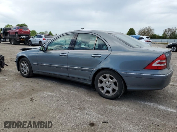 2006 Mercedes-Benz C 280 Luxury with VIN WDBRF92H06F774525, listed as a Copart auction lot 56531665 with 20,148 mi miles and Salvage title. Bid and sale history available at DreamBid. Image 2.