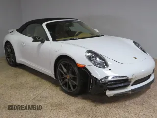 2015 Porsche 911 Carrera with VIN WP0CA2A94FS141153, listed as a Copart auction lot 69664174 with 28,028 mi miles and Salvage Title. Bid and sale history available at carsss.com. Image 1.