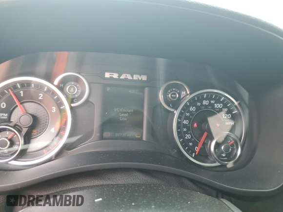 2020 Ram 3500 Tradesman with VIN 3C63R3CL2LG247683, listed as a Copart auction lot 82567694 with 88,739 mi miles and Salvage Title. Bid and sale history available at carsss.com. Image 9.