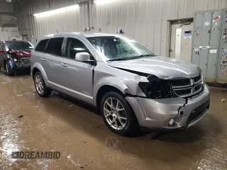 2015 Dodge Journey R/T with VIN 3C4PDDEG7FT671788, listed as a Copart auction lot 47527315 with 116,316 mi miles and Salvage Title. Bid and sale history available at DreamBid. Image 4.