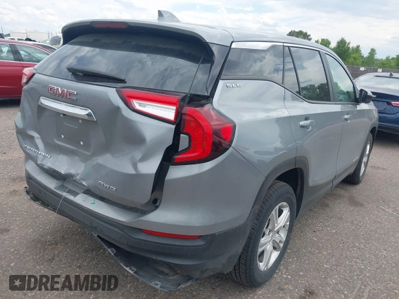 2024 GMC Terrain SLE with VIN 3GKALTEGXRL347620, listed as a IAAI auction lot 42772271 with 25,949 mi miles and . Bid and sale history available at DreamBid. Image 4.