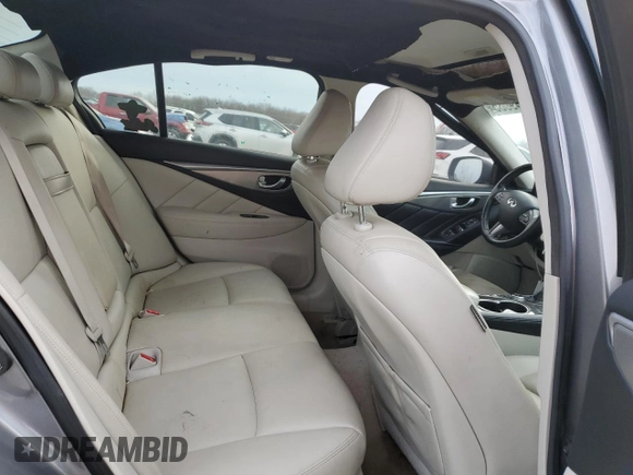 2014 Infiniti Q50 with VIN JN1BV7AP4EM687842, listed as a Copart auction lot 42549085 with 133,599 mi miles and Salvage Title. Bid and sale history available at DreamBid. Image 11.
