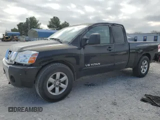 2008 Nissan Titan XE with VIN 1N6BA06A08N320811, listed as a Copart auction lot 45508044 with 136,112 mi miles and Salvage Title. Bid and sale history available at carsss.com. Image 1.