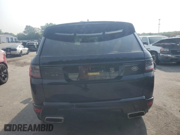 2021 Land Rover Range Rover Sport HSE Dynamic with VIN SALWR2SE7MA755904, listed as a Copart auction lot 59849575 with 23,245 mi miles and Salvage title. Bid and sale history available at DreamBid. Image 6.