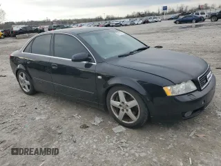2004 Audi A4 3.0L с VIN WAULT68E54A165949, выставлен на аукционе Copart как лот 52155185 с пробегом 220 873 миль миль и Списание • Salvage title. История ставок и продаж доступна на DreamBid. Изображение 4.