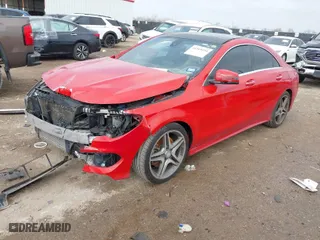 2015 Mercedes-Benz CLA-Class CLA 250 with VIN WDDSJ4EB7FN211883, listed as a IAAI auction lot 41519554 with 103,980 mi miles. Bid and sale history available at carsss.com. Image 2.