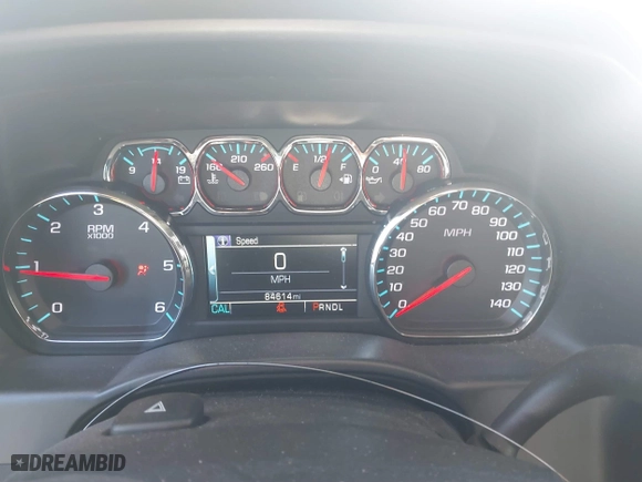 2017 Chevrolet Silverado 1500 LT with VIN 1GCVKREC2HZ168267, listed as a IAAI auction lot 41701427 with 84,614 mi miles. Bid and sale history available at carsss.com. Image 7.