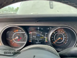 2021 Jeep Wrangler Unlimited Willys with VIN 1C4HJXDM6MW628041, listed as a Copart auction lot 58548475 with 22,697 mi miles and Salvage title. Bid and sale history available at DreamBid. Image 10.