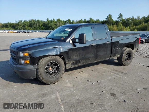 2014 Chevrolet Silverado 1500 Work Truck with VIN 1GCVKPEC9EZ297879, listed as a Copart auction lot 71154384 with 110,884 mi miles and Salvage Title. Bid and sale history available at DreamBid. Image 1.