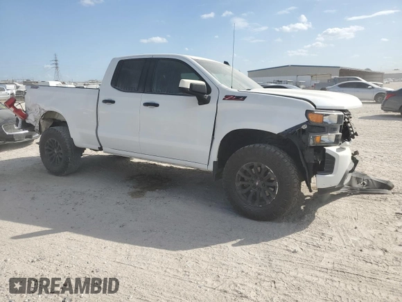 2020 Chevrolet Silverado 1500 Work Truck with VIN 1GCRWAEFXLZ245431, listed as a Copart auction lot 77218904 with 80,076 mi miles and Salvage Title. Bid and sale history available at DreamBid. Image 4.