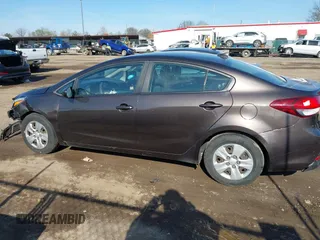 2017 Kia Forte LX with VIN 3KPFK4A7XHE156816, listed as a IAAI auction lot 41974501 with 153,606 mi miles. Bid and sale history available at carsss.com. Image 15.