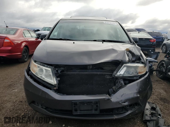 2011 Honda Odyssey EX-L with VIN 5FNRL5H65BB029311, listed as a Copart auction lot 81916724 with 184,034 mi miles and Salvage Title. Bid and sale history available at DreamBid. Image 5.
