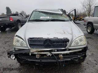 2002 Mercedes-Benz M-Class with VIN 4JGAB54EX2A324289, listed as a Copart auction lot 41439525 with 0 mi miles and Salvage Title. Bid and sale history available at carsss.com. Image 5.