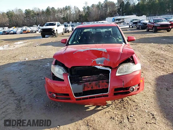 2007 Audi A4 2.0T with VIN WAUAF78E97A035908, listed as a Copart auction lot 87883905 with 160,029 mi miles and Salvage Title. Bid and sale history available at carsss.com. Image 10.