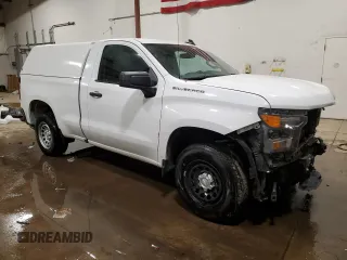 2023 Chevrolet Silverado 1500 Work Truck with VIN 3GCNAAEKXPG364550, listed as a Copart auction lot 47780765 with 82,865 mi miles and Clean Title. Bid and sale history available at carsss.com. Image 4.