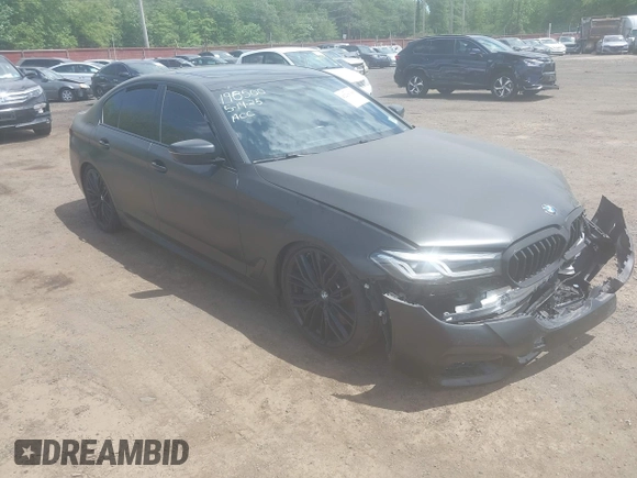 2023 BMW 5 Series M550i xDrive with VIN WBA13BK02PCN47443, listed as a IAAI auction lot 42290388 with Not provided miles and . Bid and sale history available at DreamBid. Image 1.