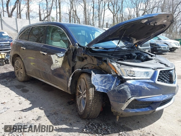 2018 Acura MDX Technology with VIN 5J8YD4H57JL005535, listed as a IAAI auction lot 42027222 with 91,082 mi miles and . Bid and sale history available at DreamBid. Image 6.
