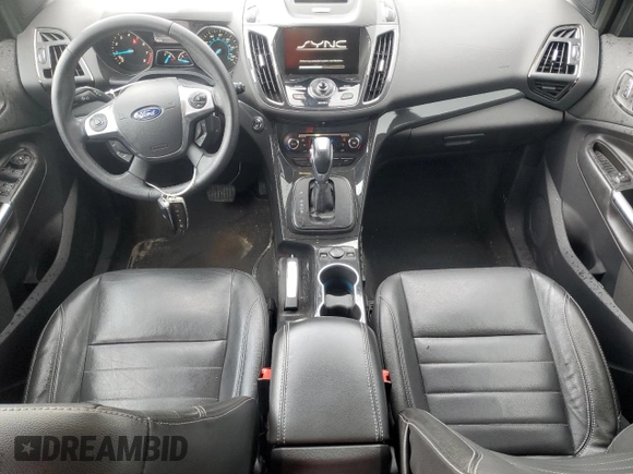 2014 Ford Escape Titanium with VIN 1FMCU9J98EUE07935, listed as a Copart auction lot 54147705 with 78,495 mi miles and Clean Title. Bid and sale history available at carsss.com. Image 8.