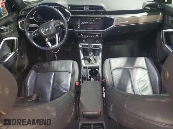 2019 Audi Q3 S line Premium Plus with VIN WA1EECF37K1067325, listed as a Copart auction lot 41913895 with 44,397 mi miles and Salvage Title. Bid and sale history available at carsss.com. Image 8.