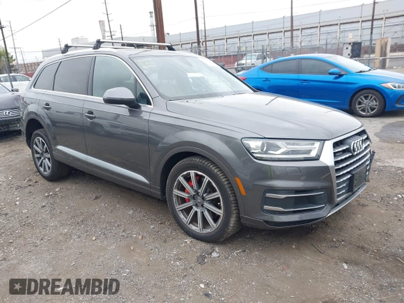 2018 Audi Q7 Premium Plus with VIN WA1LHAF70JD054404, listed as a IAAI auction lot 42068480 with 40,273 mi miles and . Bid and sale history available at DreamBid. Image 1.