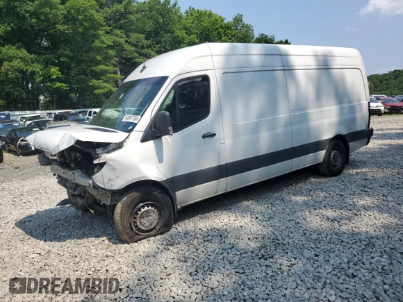 2022 Mercedes-Benz Sprinter Cargo with VIN W1Y40CHY1NT102227, listed as a Copart auction lot 64997704 with Not Provided miles and Salvage Title. Bid and sale history available at carsss.com. Image 1.