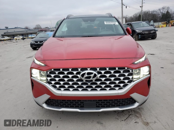 2023 Hyundai Santa Fe Hybrid Limited with VIN 5NMS5DA11PH003637, listed as a Copart auction lot 86084444 with 20,056 mi miles and Salvage Title. Bid and sale history available at carsss.com. Image 5.