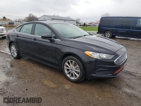 2017 Ford Fusion SE with VIN 3FA6P0HD4HR353470, listed as a Copart auction lot 51620435 with 81,537 mi miles and Salvage Title. Bid and sale history available at carsss.com. Image 4.