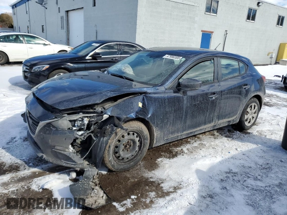 2014 Mazda 3 i Sport with VIN 3MZBM1K73EM122186, listed as a Copart auction lot 47986385 with 190,305 mi miles and Salvage Title. Bid and sale history available at DreamBid. Image 1.