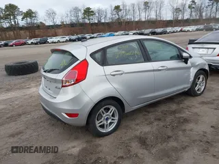 2018 Ford Fiesta SE with VIN 3FADP4EJ9JM127985, listed as a IAAI auction lot 41726193 with 999,999 mi miles. Bid and sale history available at carsss.com. Image 4.