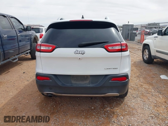 2016 Jeep Cherokee Limited with VIN 1C4PJLDB4GW233315, listed as a IAAI auction lot 41788329 with 116,174 mi miles. Bid and sale history available at carsss.com. Image 16.