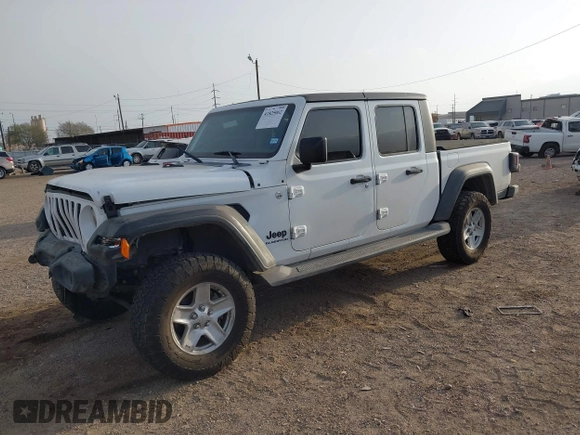 2020 Jeep Gladiator Sport S z VIN 1C6HJTAG5LL141251, wystawiony jako IAAI lot #41825062 z przebiegiem 51 961 mil mil oraz . Historia ofert i sprzedaży dostępna na DreamBid. Obrazek 17.