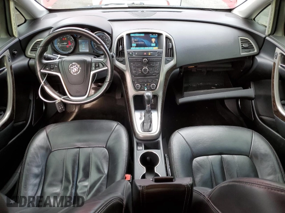 2012 Buick Verano Leather Group with VIN 1G4PS5SK5C4224359, listed as a Copart auction lot 45978045 with 176,672 mi miles and Salvage Title. Bid and sale history available at carsss.com. Image 8.