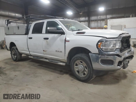 2019 Ram 2500 Tradesman with VIN 3C6UR5HJ2KG633607, listed as a Copart auction lot 79830924 with 123,559 mi miles and Salvage title. Bid and sale history available at DreamBid. Image 4.