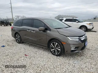 2019 Honda Odyssey Elite with VIN 5FNRL6H94KB004044, listed as a Copart auction lot 44556275 with 62,492 mi miles and Salvage Title. Bid and sale history available at DreamBid. Image 4.