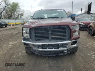 2015 Ford F-150 XLT with VIN 1FTEW1EFXFFA24559, listed as a Copart auction lot 51674285 with 91,192 mi miles and Salvage title. Bid and sale history available at DreamBid. Image 5.