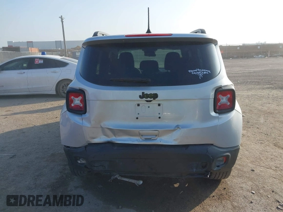2018 Jeep Renegade Latitude with VIN ZACCJABB5JPJ51584, listed as a IAAI auction lot 41538967 with 85,592 mi miles and . Bid and sale history available at carsss.com. Image 6.
