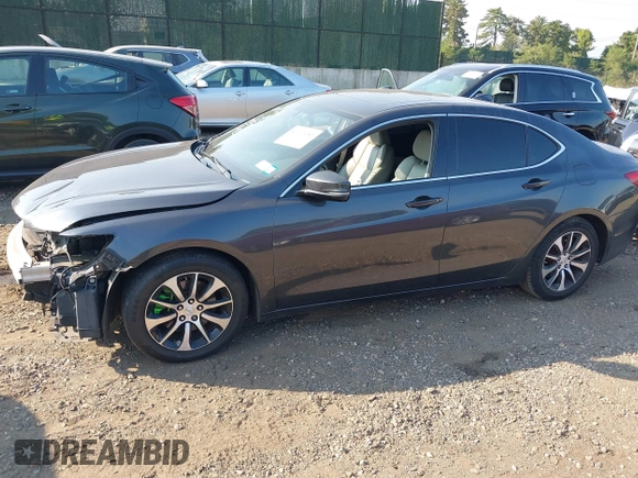 2015 Acura TLX with VIN 19UUB1F31FA023293, listed as a IAAI auction lot 40310652 with 117,350 mi miles. Bid and sale history available at carsss.com. Image 14.