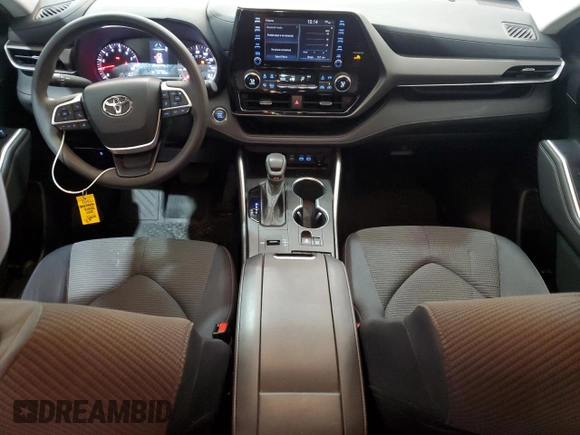 2022 Toyota Highlander L with VIN 5TDCZRAH6NS097981, listed as a Copart auction lot 54447185 with 60,934 mi miles and Salvage title. Bid and sale history available at DreamBid. Image 8.