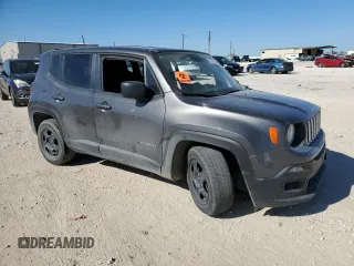 2018 Jeep Renegade Sport with VIN ZACCJAAB8JPG97428, listed as a Copart auction lot 87673395 with 91,391 mi miles and Salvage Title. Bid and sale history available at DreamBid. Image 4.