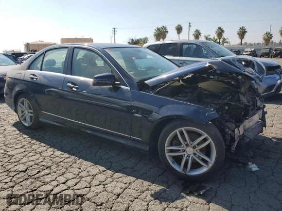 2012 Mercedes-Benz C 250 Sport with VIN WDDGF4HB3CA643909, listed as a Copart auction lot 65816685 with 96,704 mi miles and Salvage title. Bid and sale history available at DreamBid. Image 4.