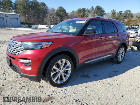 2021 Ford Explorer Platinum with VIN 1FM5K8HC4MGA00511, listed as a Copart auction lot 89359525 with 46,886 mi miles and Salvage Title. Bid and sale history available at carsss.com. Image 1.
