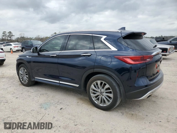2023 Infiniti QX50 Luxe с VIN 3PCAJ5BA6PF106162, выставлен на аукционе Copart как лот 48497535 с пробегом 23 003 миль миль и Списание • Salvage title. История ставок и продаж доступна на DreamBid. Изображение 2.