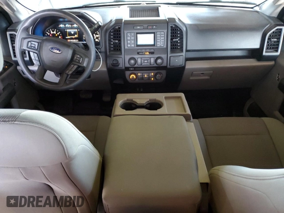 2015 Ford F-150 XL with VIN 1FTEX1CP0FKE50583, listed as a Copart auction lot 52542995 with 51,656 mi miles and Salvage Title. Bid and sale history available at carsss.com. Image 8.
