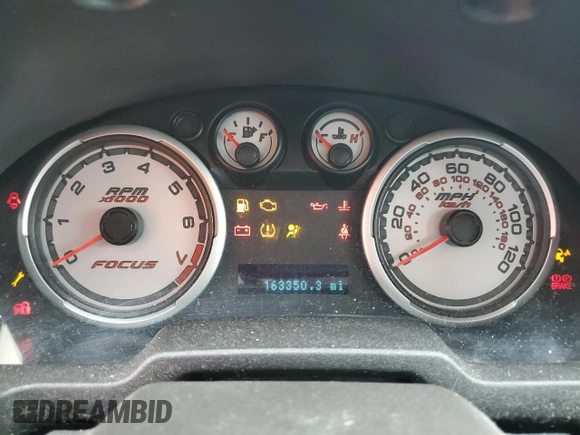 2008 Ford Focus SE with VIN 1FAHP35N98W244782, listed as a Copart auction lot 50987485 with 163,350 mi miles and Salvage Title. Bid and sale history available at carsss.com. Image 9.